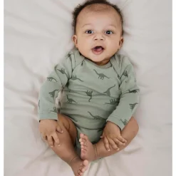 New Nbmbody Dino 3-pack body, Agave Green Bodyer Baby Jente | Bodyer Baby Gutt