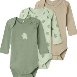New Nbmbody 3-pack body, Sea Foam Bodyer Baby Jente | Bodyer Baby Gutt