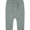 New Nbmhowel joggebukse til baby, Slate Gray Bukser Baby Gutt