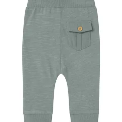 New Nbmhowel joggebukse til baby, Slate Gray Bukser Baby Gutt