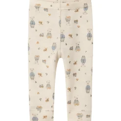 Hot Nbmwillos leggings i ull til baby, Peyote Melange Ullbukser Baby | Ullbukser Gutt 3-10 År