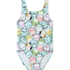 New Nkfmumu Squishmallows badedrakt, Blue Tint Badetøy Jente | Badetøy Baby Jente