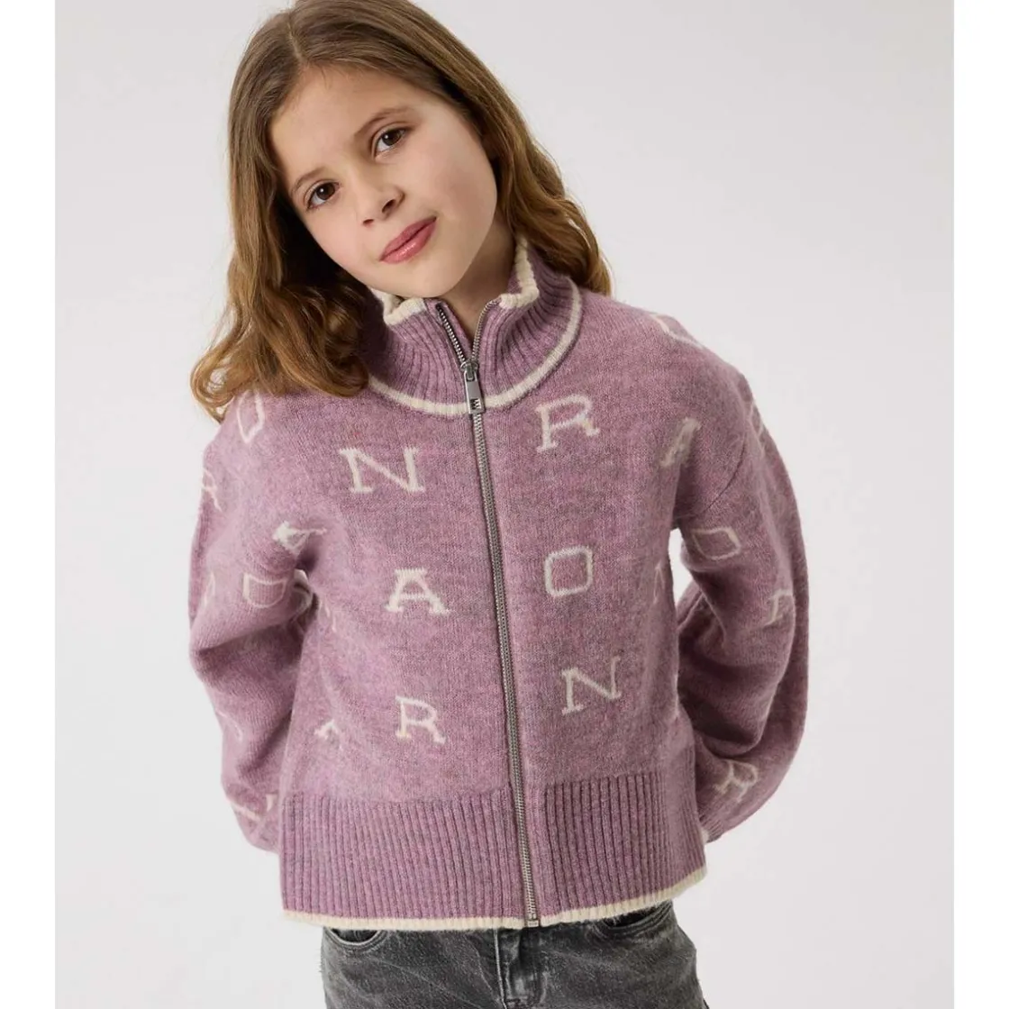 Best Nkfneify oversized genser m/zip, Elderberry Gensere Jente 8-16 År | Gensere & Overdeler Gutt