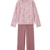 Outlet Nkfnightset Flowers pyjamas, Mauve Shadows Pyjamas Jente 8-16 År | Pyjamaser Jente