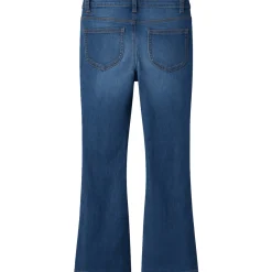 New Nkfpolly boot-cut jeans til barn, Dark Blue Denim Bukser Jente 8-16 År | Bukser Baby Gutt