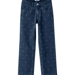 New Nkfrose straight-fit jeans til barn, Dark Blue Denim Bukser Jente 8-16 År | Bukser Baby Gutt