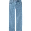 Clearance Nkfrose straight-fit jeans til barn, Light Blue Denim Bukser Jente 8-16 År | Bukser Baby Gutt