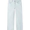 Sale Nkfrose Wide Jeans til barn, Light Blue Denim Bukser Jente 8-16 År | Bukser Baby Gutt
