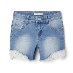 New Nkfsally 5372 denim shorts til barn, Medium Blue Shortser Jente 8-16 År | Shortser Baby Gutt