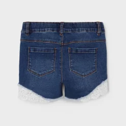 Best Nkfsally 5372 denim shorts til barn, Dark Blue Denim Shortser Jente 8-16 År | Shortser Baby Gutt