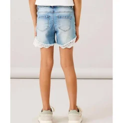 New Nkfsally 5372 denim shorts til barn, Medium Blue Shortser Jente 8-16 År | Shortser Baby Gutt