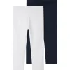 Clearance Nkfvivian 2-pack capri leggings til barn, White Bukser Jente 8-16 År | Bukser Baby Gutt