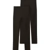 Fashion Nkfvivian 2-pack leggings til barn, Black Bukser Jente 8-16 År | Bukser Baby Gutt