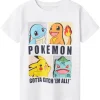 New Nkmdazz Pokémon t-skjorte til barn, Bright White T-skjorte Gutt 8-16 År | T-skjorter Gutt