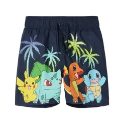 Hot Nkmmacsen Pokemon badeshorts, Navy Blazer Badetøy Gutt 8-16 År | Badetøy Baby Jente