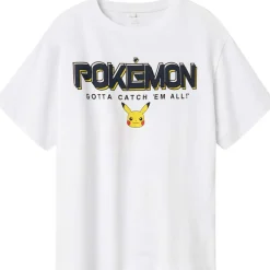 Online Nkmmat Pokemon t-skjorte til barn, Bright White T-skjorte Gutt 8-16 År | T-skjorter Gutt