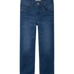 Outlet Nkmryan straight-fit jeans til barn, Dark Blue Denim Bukser Gutt 8-16 År | Bukser Baby Gutt