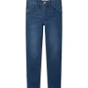 Fashion Nkmsilas slim-fit jeans til barn, Dark Blue Denim Bukser Gutt 8-16 År | Bukser Baby Gutt