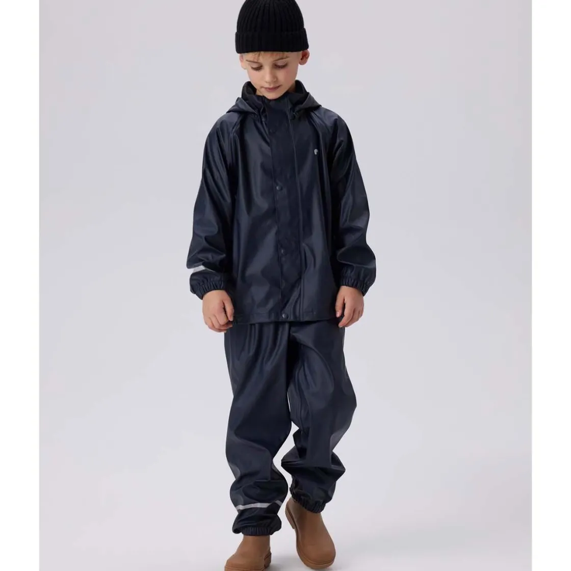 Hot Nkndry10 regnsett til barn, Dark Sapphire Regntøy Barn | Regntøy & Allværsbukser Baby