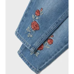Online Nmfbella Mom-jeans til småbarn, Light Blue Denim Bukser & Tights Jente | Bukser & Tights Baby Jente