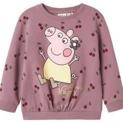 New Nmfdamma Peppa Gris sweatshirt, Elderberry Gensere & Overdeler Jente | Gensere & Overdeler Gutt