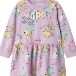 Fashion Nmffira Peppa Gris kjole til småbarn, Orchid Bloom Kjoler Jente | Kjoler Baby Jente