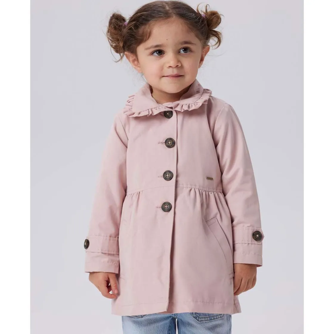 Discount Nmfmadelin trenchcoat til småbarn, Pale Mauve Jakker Barn | Jakker Baby