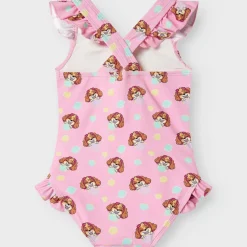 Fashion Nmfmaria Paw Patrol badedrakt, Pink Frosting Badetøy Jente | Badetøy Baby Jente
