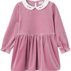 Sale Nmfrinna velourkjole til småbarn, Mauve Orchid Penklær Jente | Penklær Baby Gutt