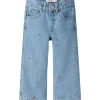 Online Nmfrose Wide Jeans til småbarn, Light Blue Denim Bukser & Tights Jente | Bukser & Tights Baby Jente