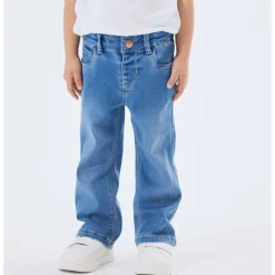 Sale Nmfsalli 8292 Bootcut Jeans småbarn, Light Blue Den. Bukser & Tights Jente | Bukser & Tights Baby Jente
