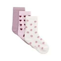 Outlet Nmftummi 3-pack sokker til småbarn, Winsome Orchid Sokker Jente | Sokker Baby Jente
