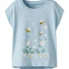 New Nmfvigea t-skjorte til småbarn, Cool Blue T-skjorter & Singleter Jente | T-skjorter Gutt