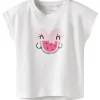 Discount Nmfvigea t-skjorte til småbarn, Bright White T-skjorter & Singleter Jente | T-skjorter Gutt