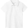 Clearance Nmmfene kortermet poloskjorte, Bright White Penklær Gutt | Skjorter Gutt