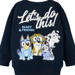 Outlet Nmmfrits Bluey sweatshirt til småbarn, Dark Sapphire Gensere & Overdeler Gutt | Gensere Baby Gutt