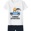 Outlet Nmmjaspen shorts-sett til småbarn, Lucent White Shortser Gutt | Shortser Baby Gutt