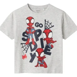 New Nmmmain Spiderman t-skjorte småbarn, Light Grey T-skjorter Gutt | Kort