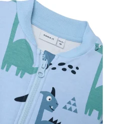 Online Nmmniklaus zip-genser til småbarn, Chambray Blue Gensere & Overdeler Gutt | Gensere Baby Gutt