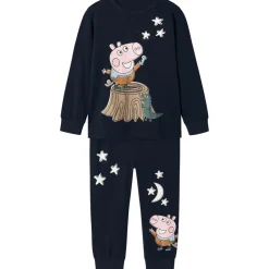 Discount Nmmomas Peppa Gris pyjamas til småbarn, Dark Sapphire Pyjamaser Gutt | Heldresser & Pyjamaser Gutt