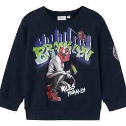 New Nmmorin Spiderman sweatshirt, Dark Sapphire Gensere & Overdeler Gutt | Gensere Baby Gutt