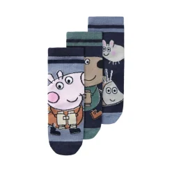 Best Nmmorla Peppa Gris 3-pack sokker, Dark Sapphire Sokker Gutt | Sokker Baby Gutt