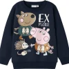 Best Nmmosgar Peppa Gris sweatshirt, Dark Sapphire Gensere & Overdeler Gutt | Gensere Baby Gutt