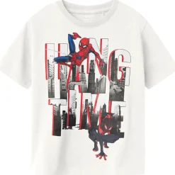 Outlet Nmmust Spiderman t-skjorte småbarn, Cloud Dancer T-skjorter Gutt | Kort