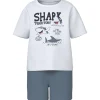 Clearance Nmmvigor shorts-sett til småbarn, Blue Mirage Shortser Gutt | Shortser Baby Gutt