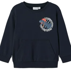 Best Nmmvugo sweasthirt, Dark Sapphire Gensere & Overdeler Gutt | Gensere Baby Gutt