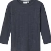 New Nmmwang Needle genser i ull, Ombre Blue Ullgensere Gutt 3-10 År | Ullbody Og Ullgensere Baby