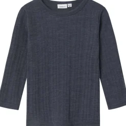 New Nmmwang Needle genser i ull, Ombre Blue Ullgensere Gutt 3-10 År | Ullbody Og Ullgensere Baby