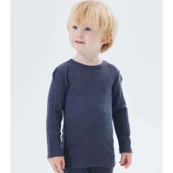 New Nmmwang Needle genser i ull, Ombre Blue Ullgensere Gutt 3-10 År | Ullbody Og Ullgensere Baby