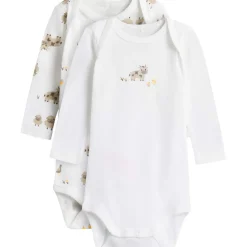 Fashion 2-pack body m/gårdsdyr, bright white Bodyer Baby Jente | Bodyer Baby Gutt
